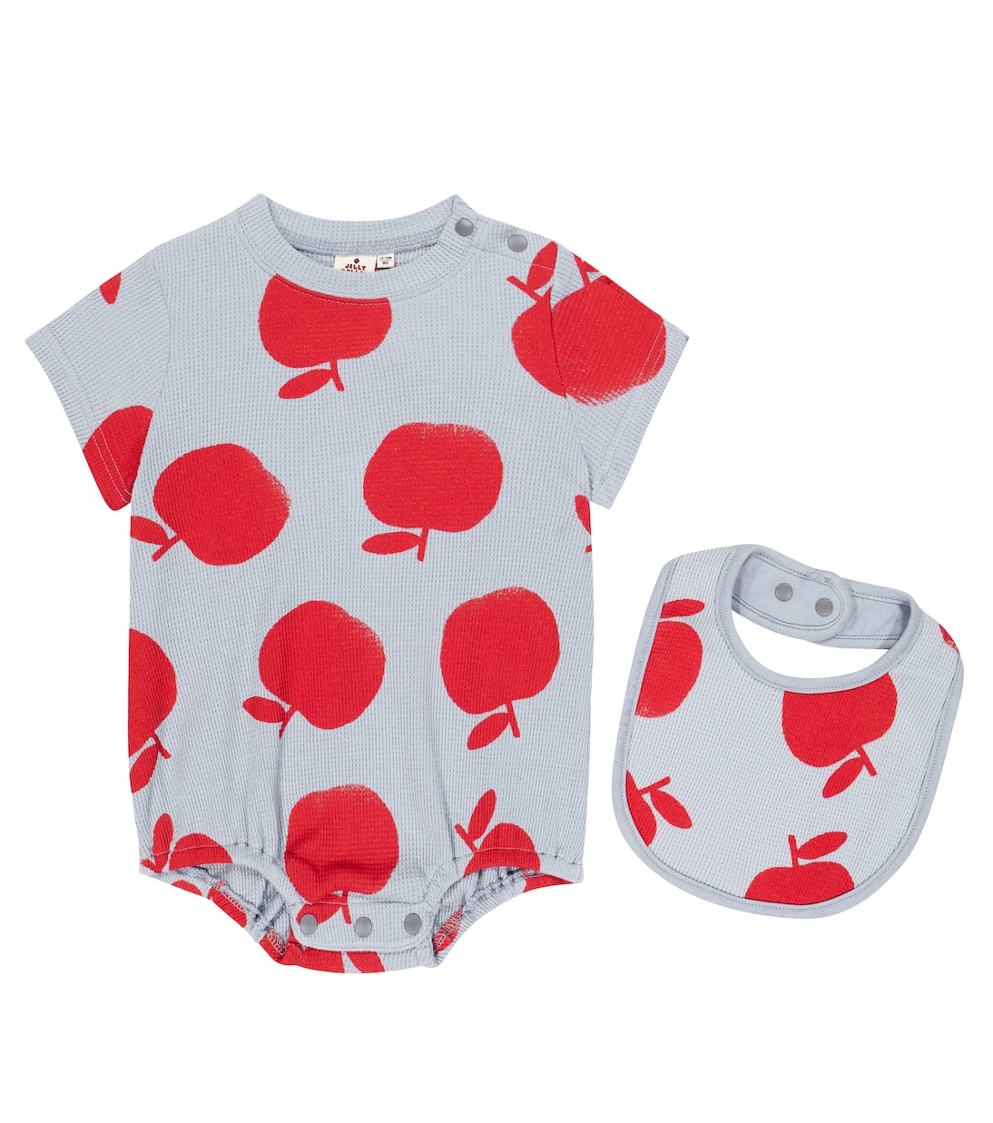 Bebé - set de body y babero Pomme de algodón | Jellymallow