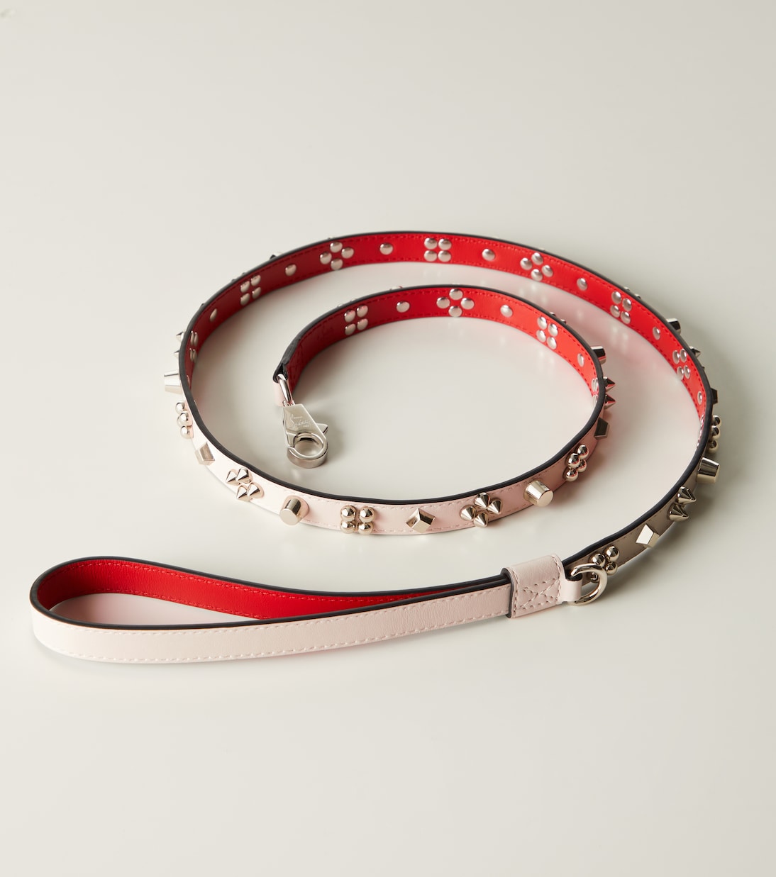 Loubileash spiked leather dog leash | Christian Louboutin