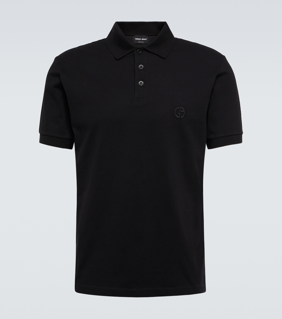 Cotton-blend piqué polo shirt | Giorgio Armani