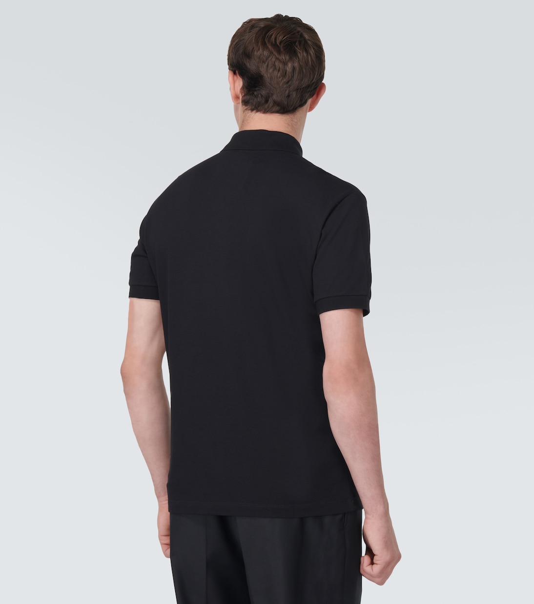 Cotton-blend piqué polo shirt | Giorgio Armani