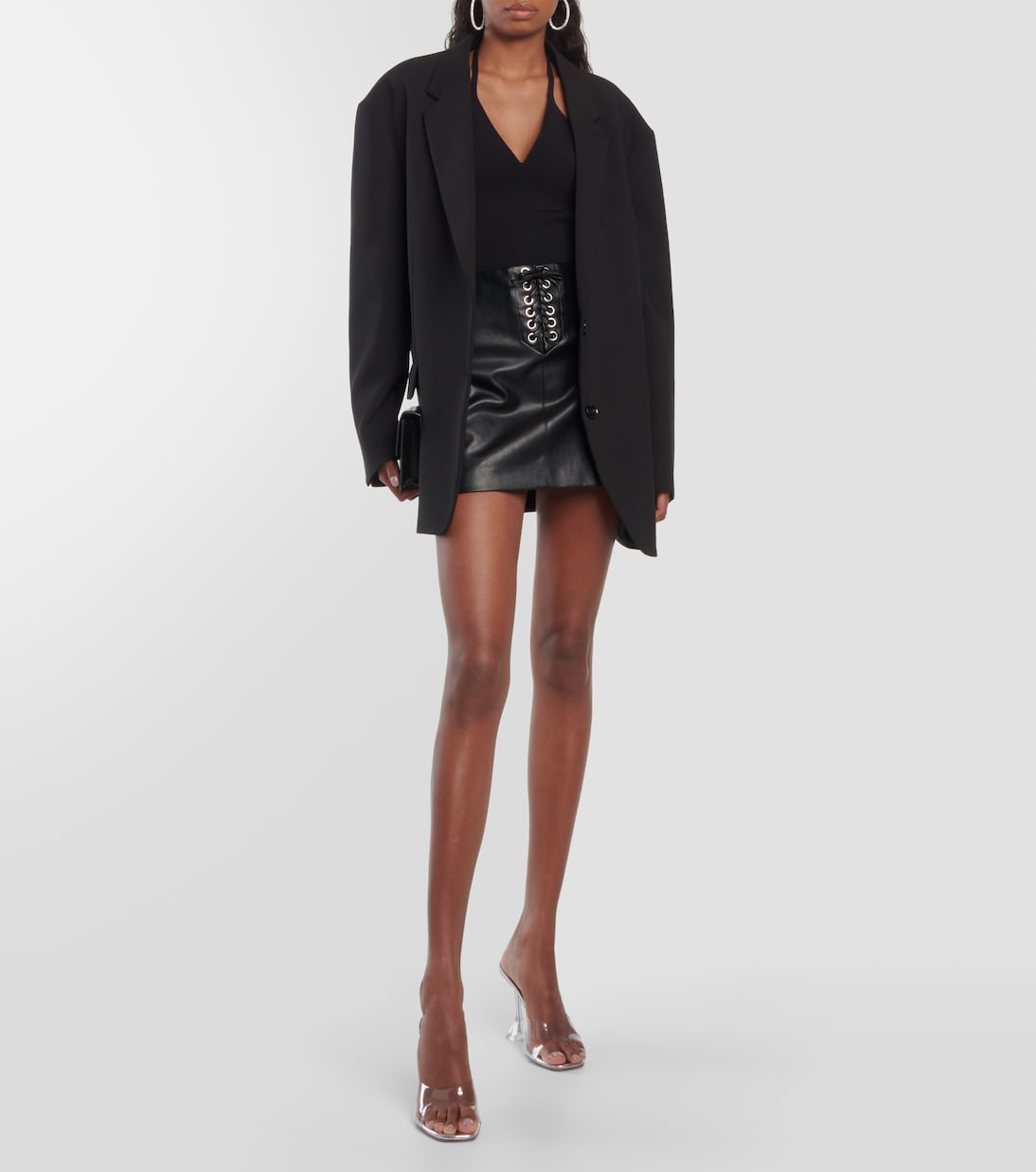 Minifalda con cordones | Rotate