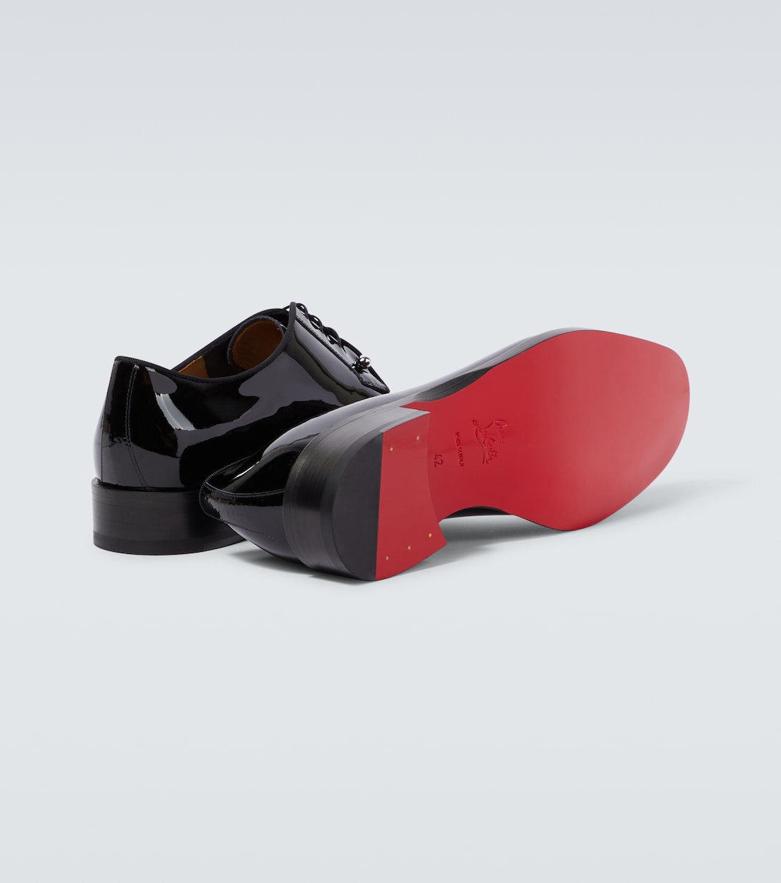 Chambeliss patent leather Derby shoes | Christian Louboutin