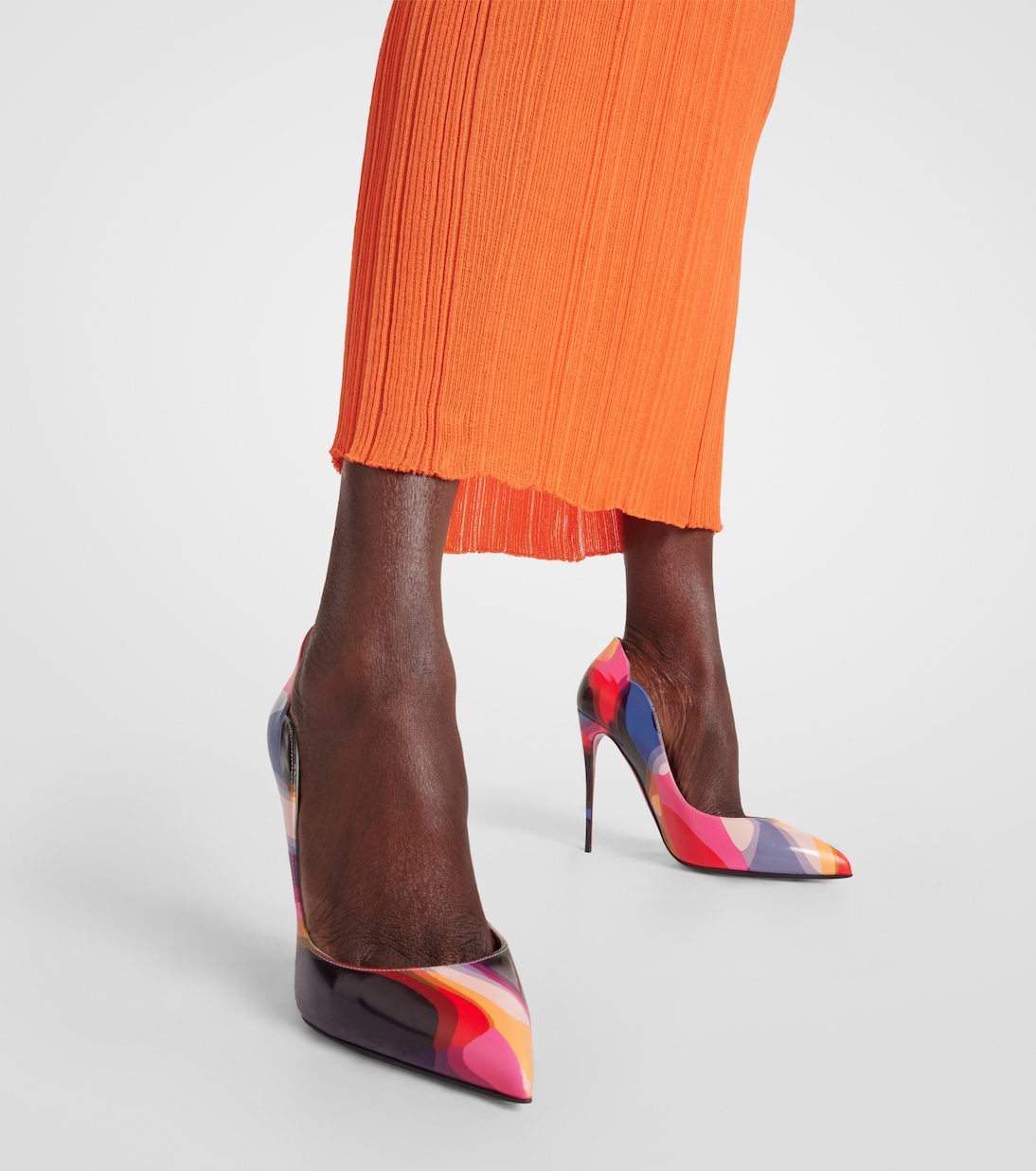 Escarpins Hot Chick 100 imprimés en cuir | Christian Louboutin