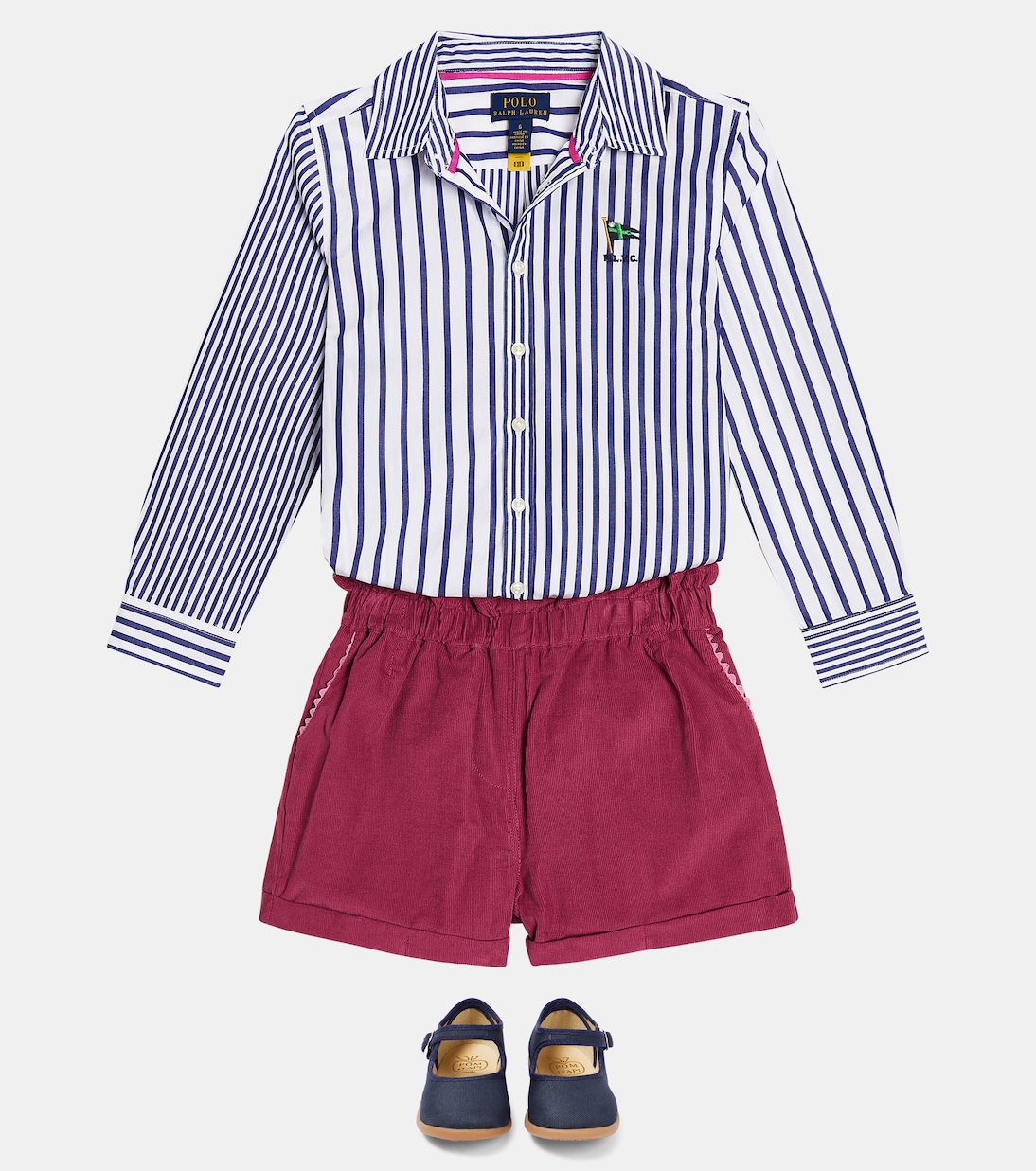 Striped cotton poplin shirt | Polo Ralph Lauren Kids