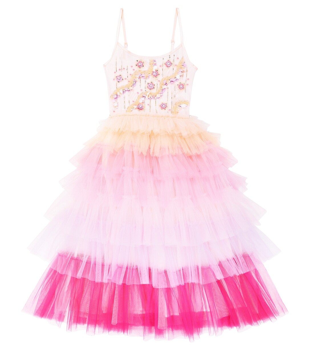 Portrait embellished tulle dress | Tutu Du Monde