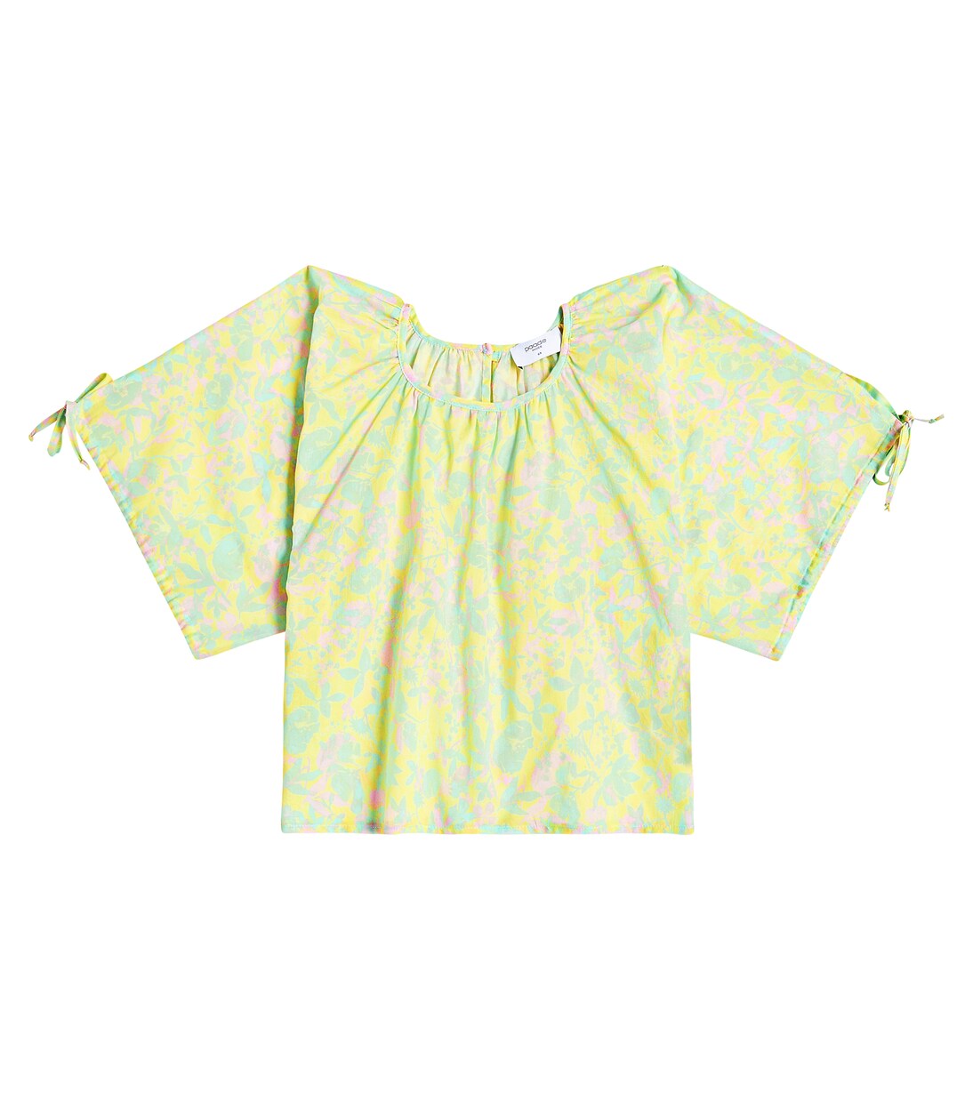 Printed cotton chiffon blouse | Paade Mode