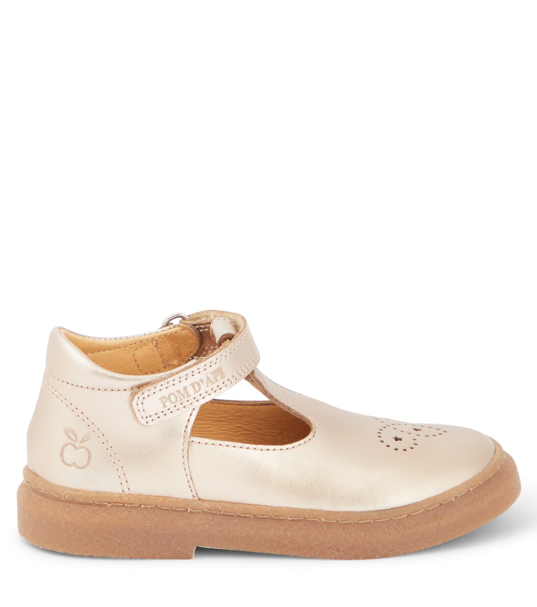 Trix Salome metallic leather sandals | Pom d'Api