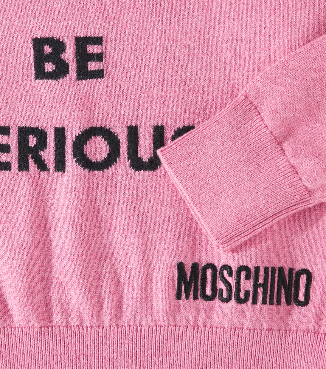 Cotton and wool sweater | Moschino Kids