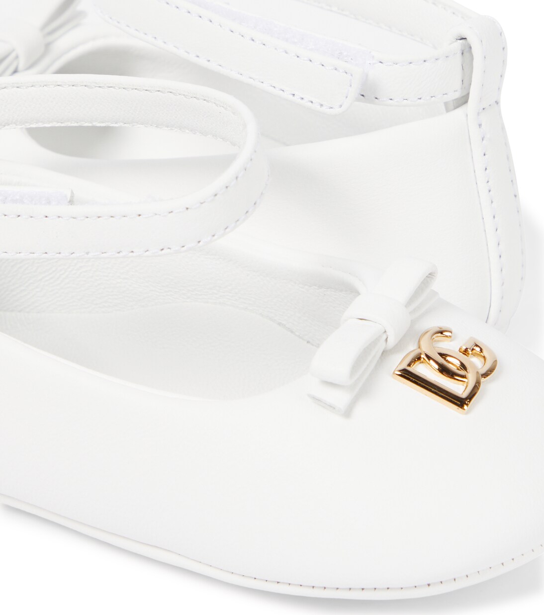 Baby leather ballet flats | Dolce&Gabbana Kids