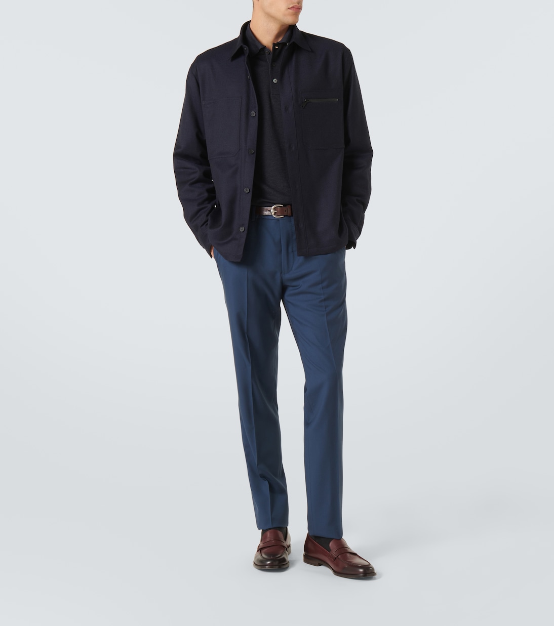 Perry leather penny loafers | Manolo Blahnik