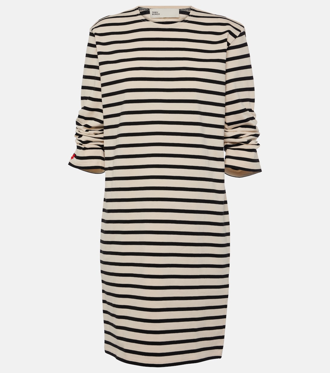 Striped cotton minidress | Tory Burch