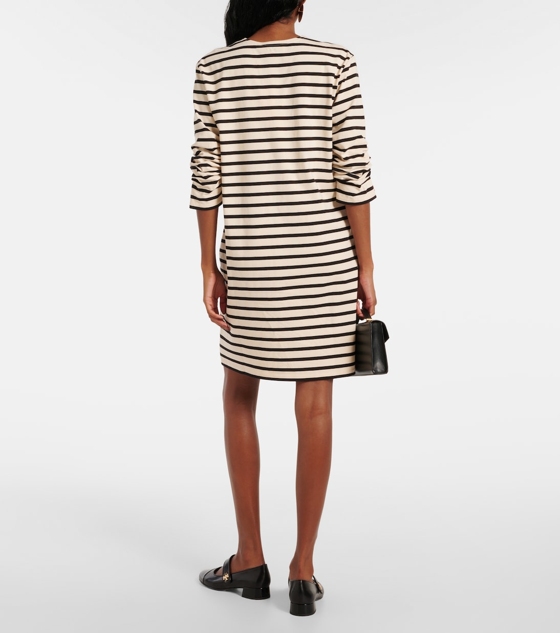 Striped cotton minidress | Tory Burch