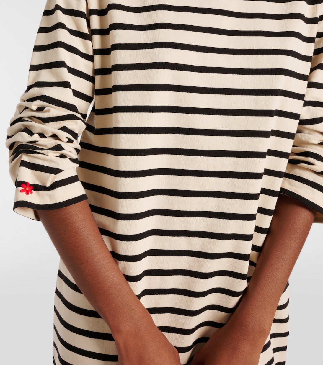 Striped cotton minidress | Tory Burch