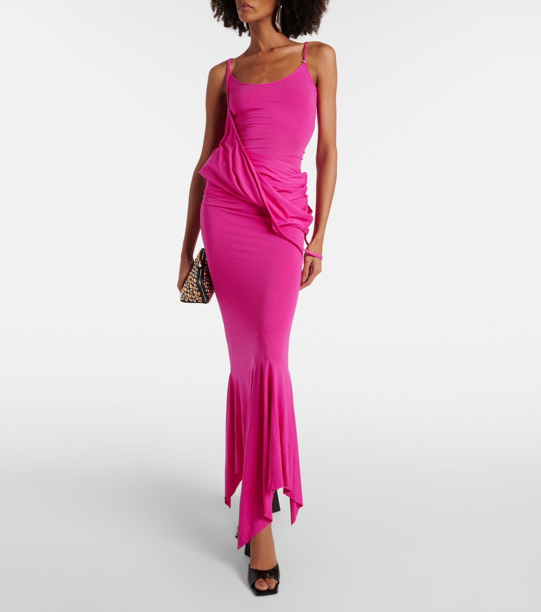 Robe midi asymétrique | The Attico