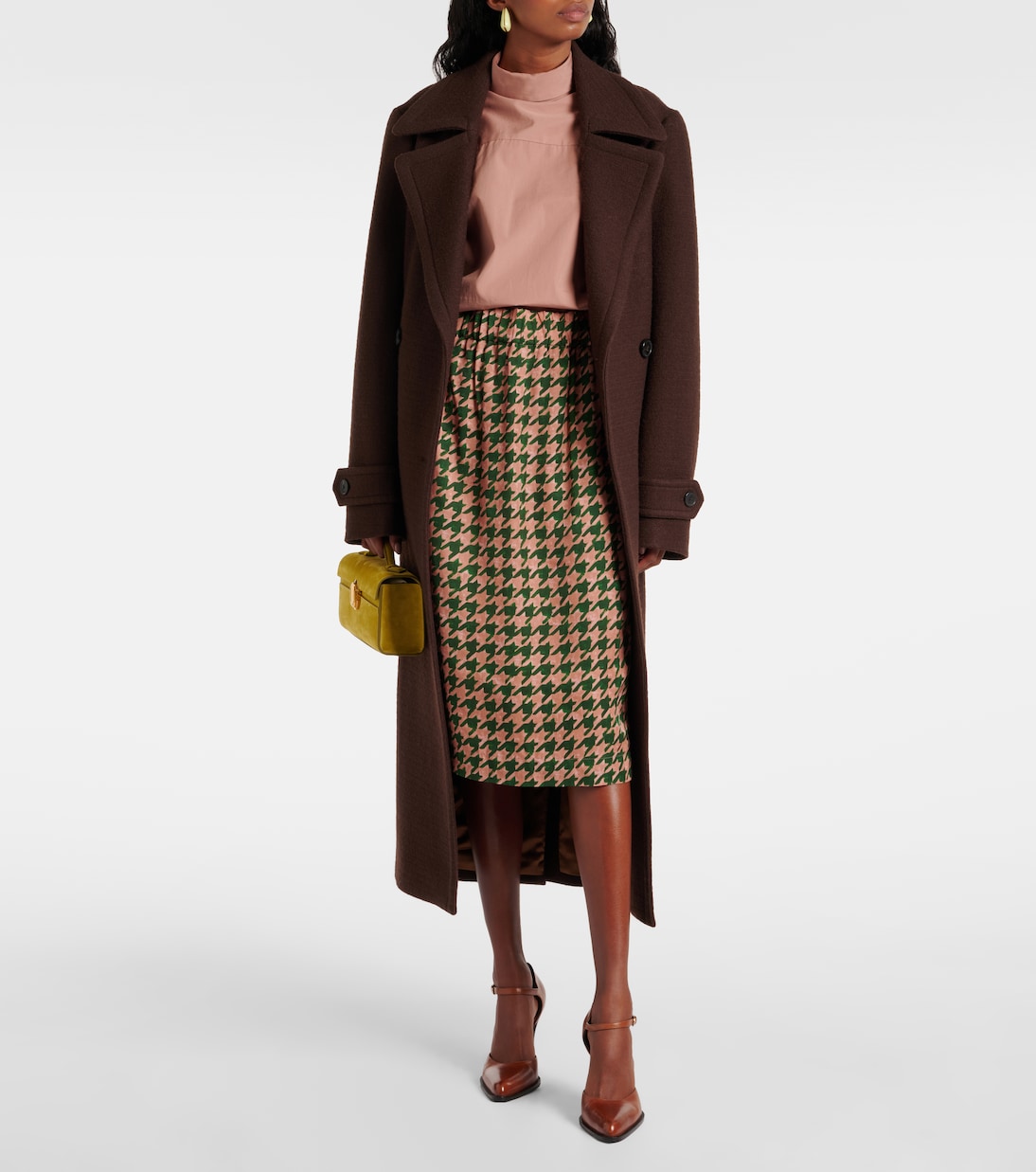 Houndstooth pencil skirt | Dries Van Noten