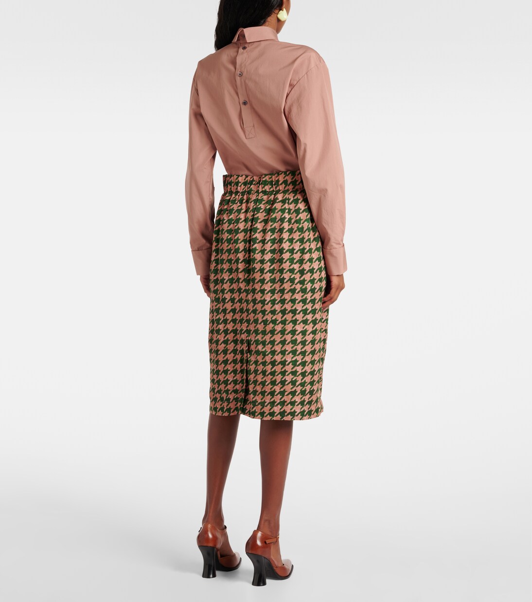 Houndstooth pencil skirt | Dries Van Noten