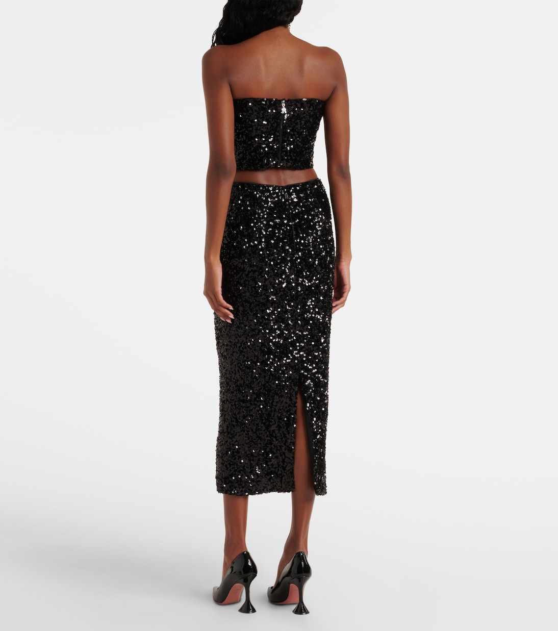 Midirock mit Pailletten | Rotate