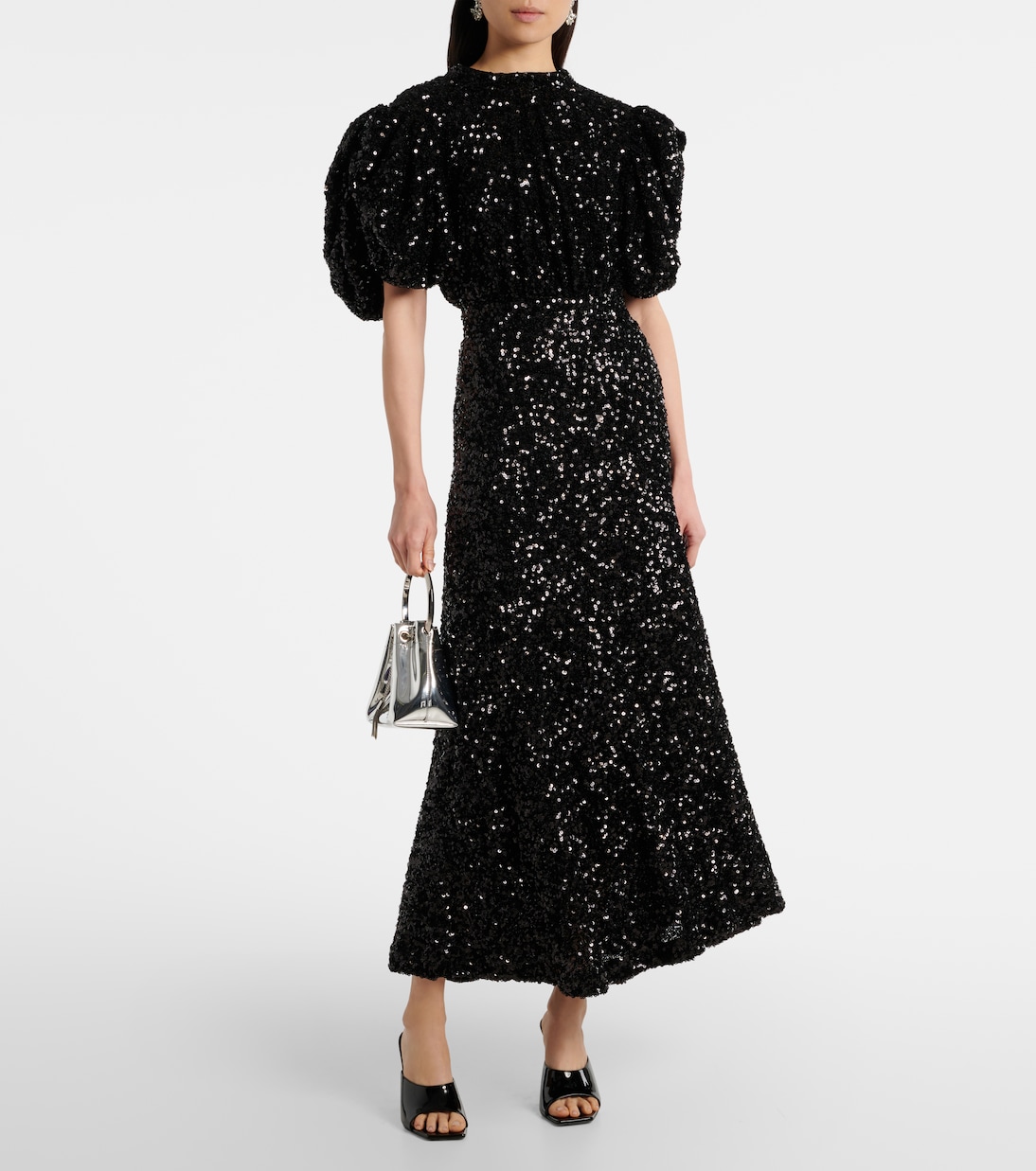 Robe midi à sequins | Rotate