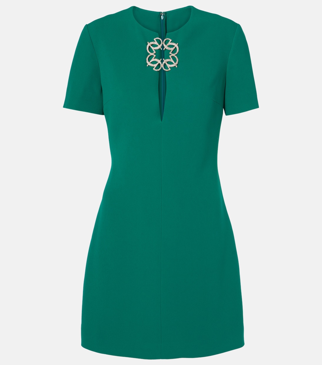 Verziertes Minikleid aus Cady | Elie Saab