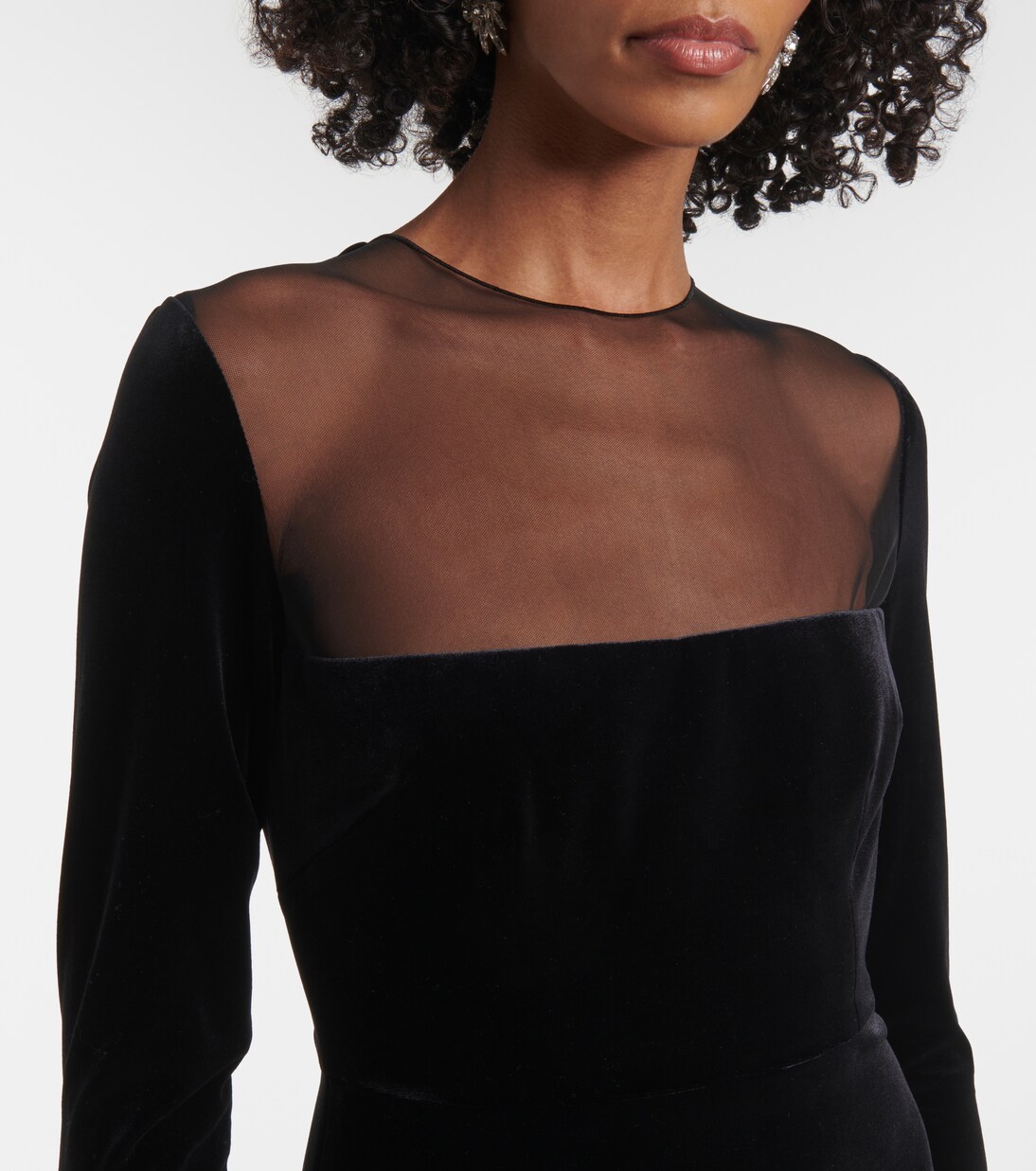 Velvet minidress | Alex Perry