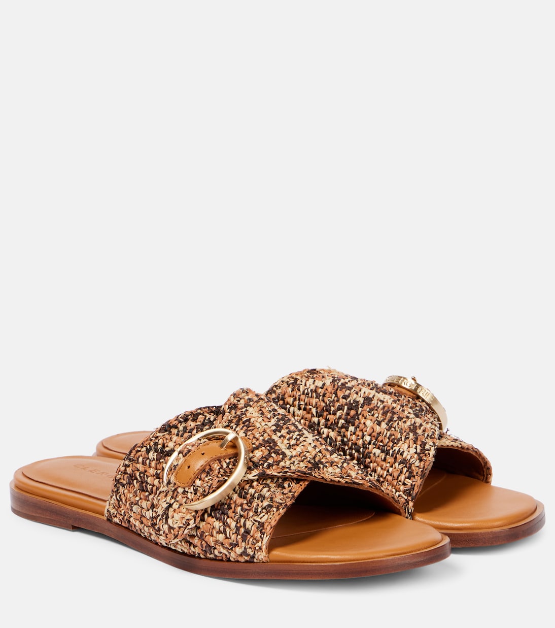 Irme raffia slides | Clergerie