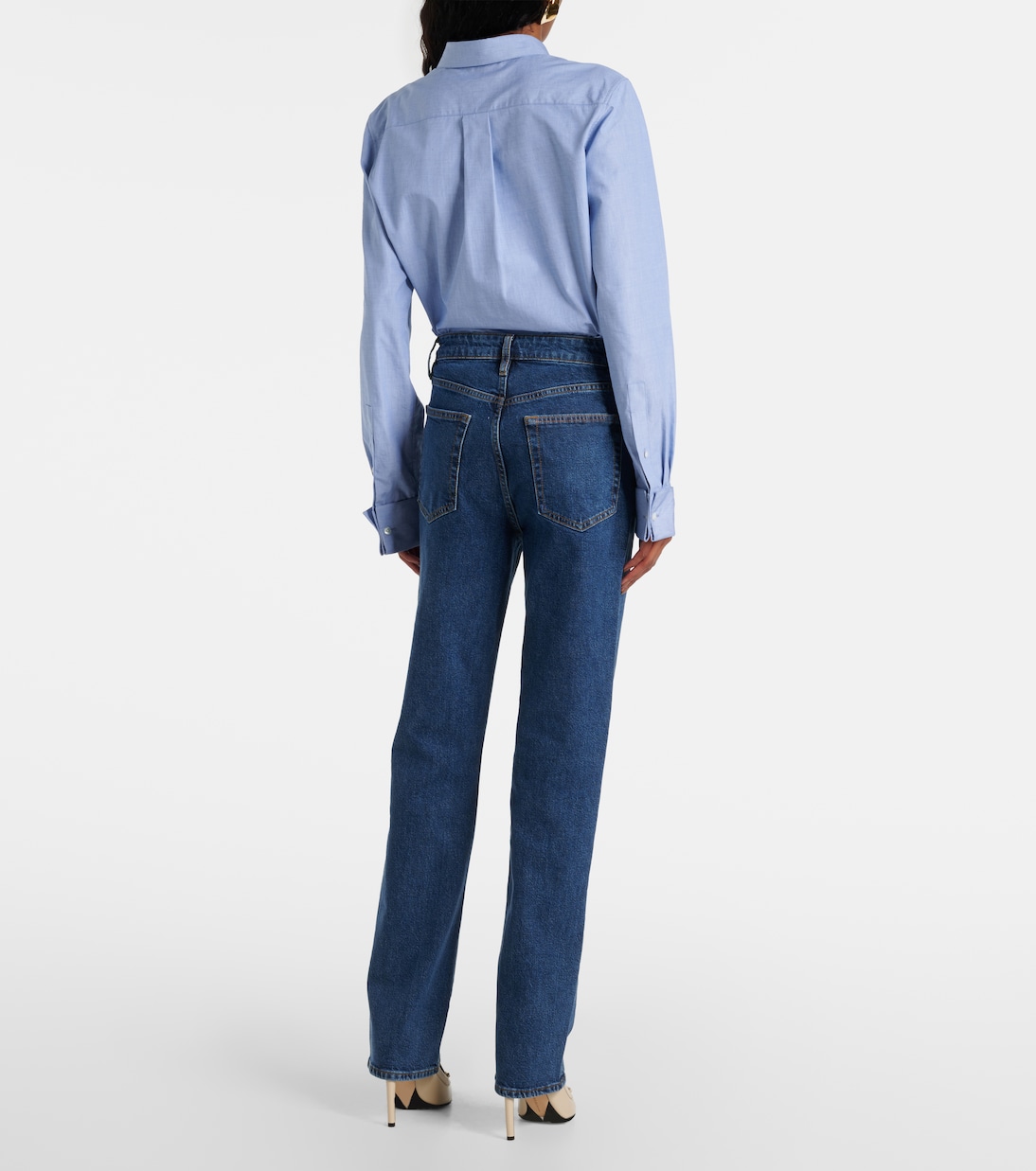 High-Rise Straight Jeans The Ruler | Frame