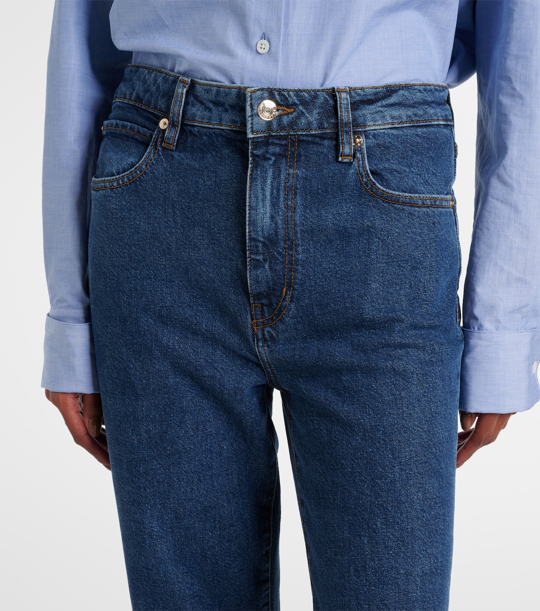 High-Rise Straight Jeans The Ruler | Frame