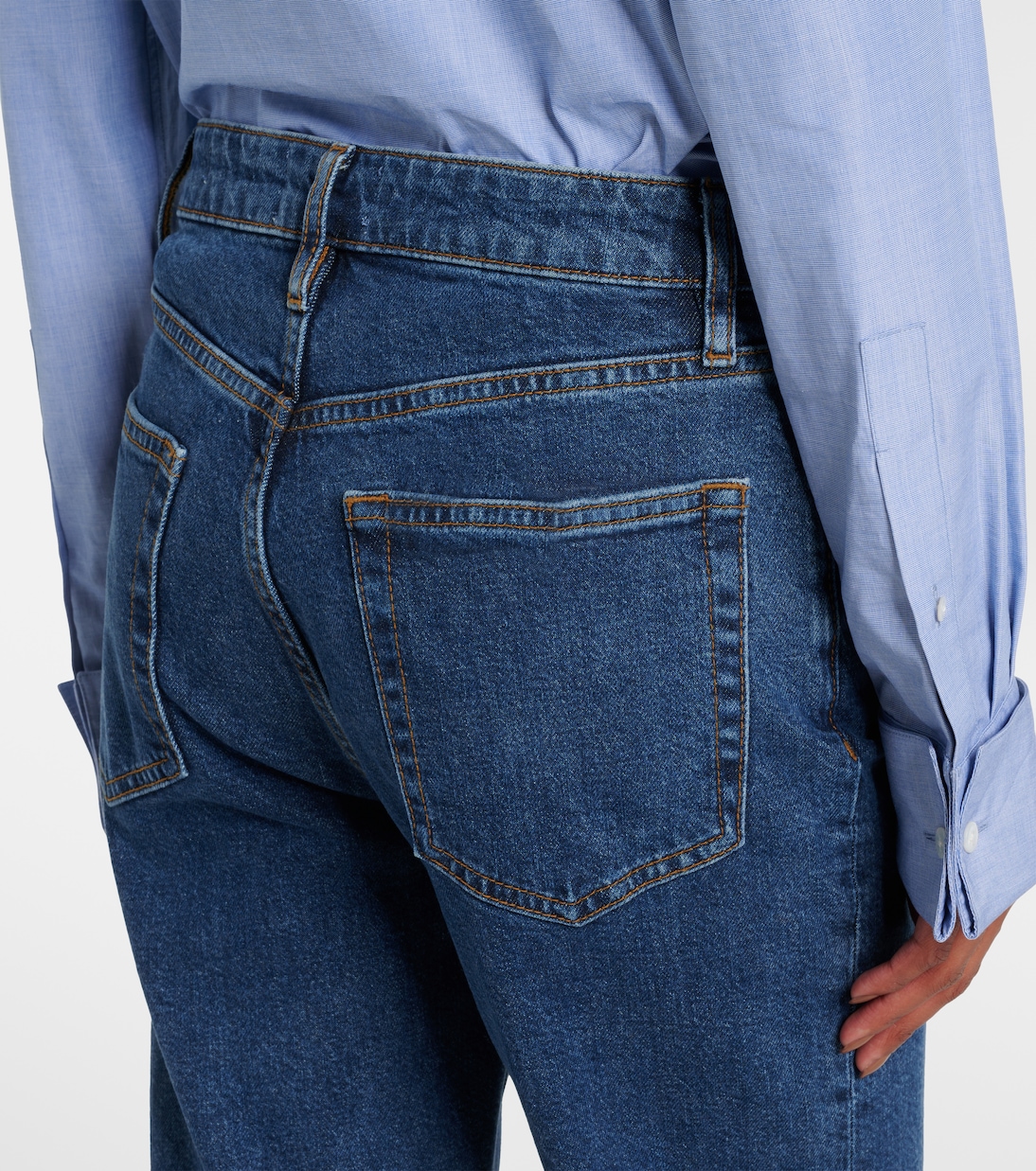 High-Rise Straight Jeans The Ruler | Frame