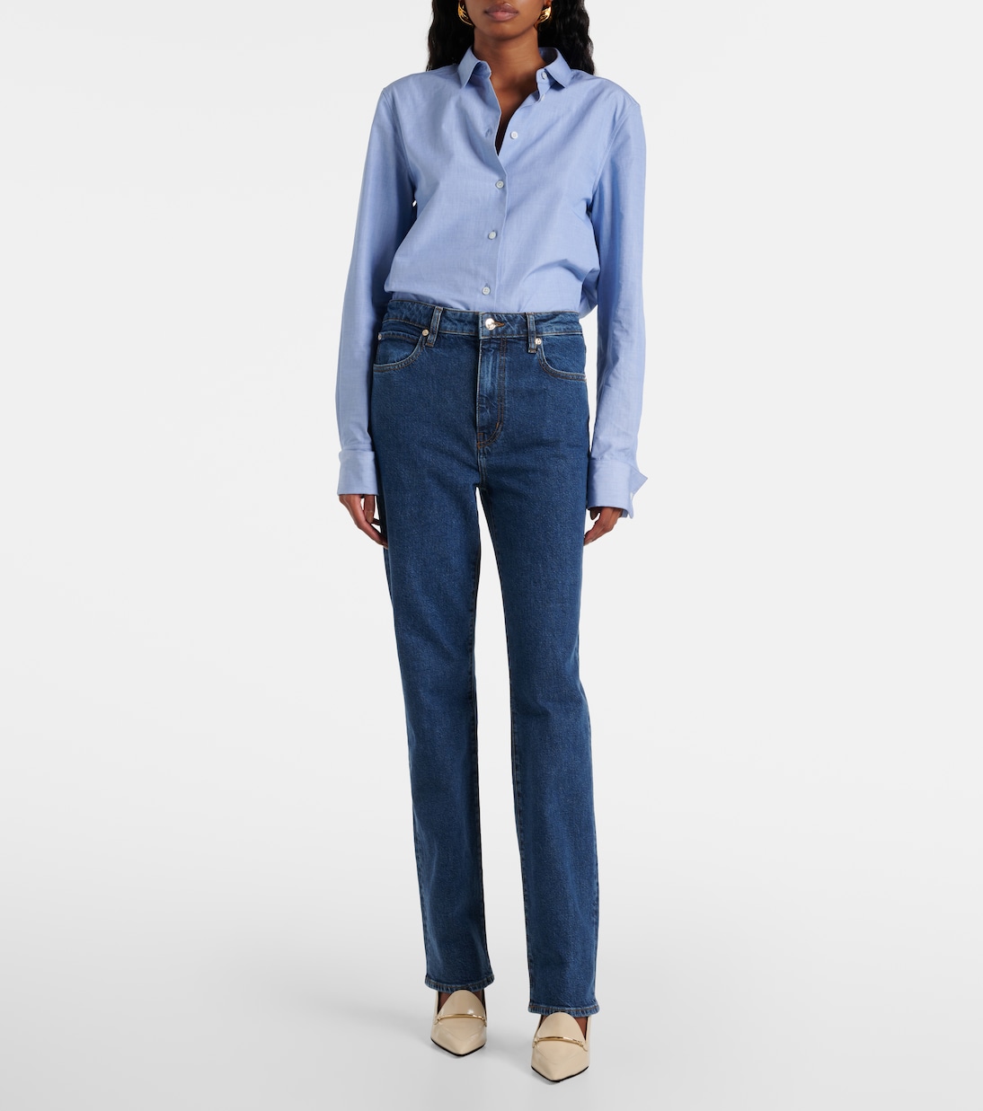 High-Rise Straight Jeans The Ruler | Frame