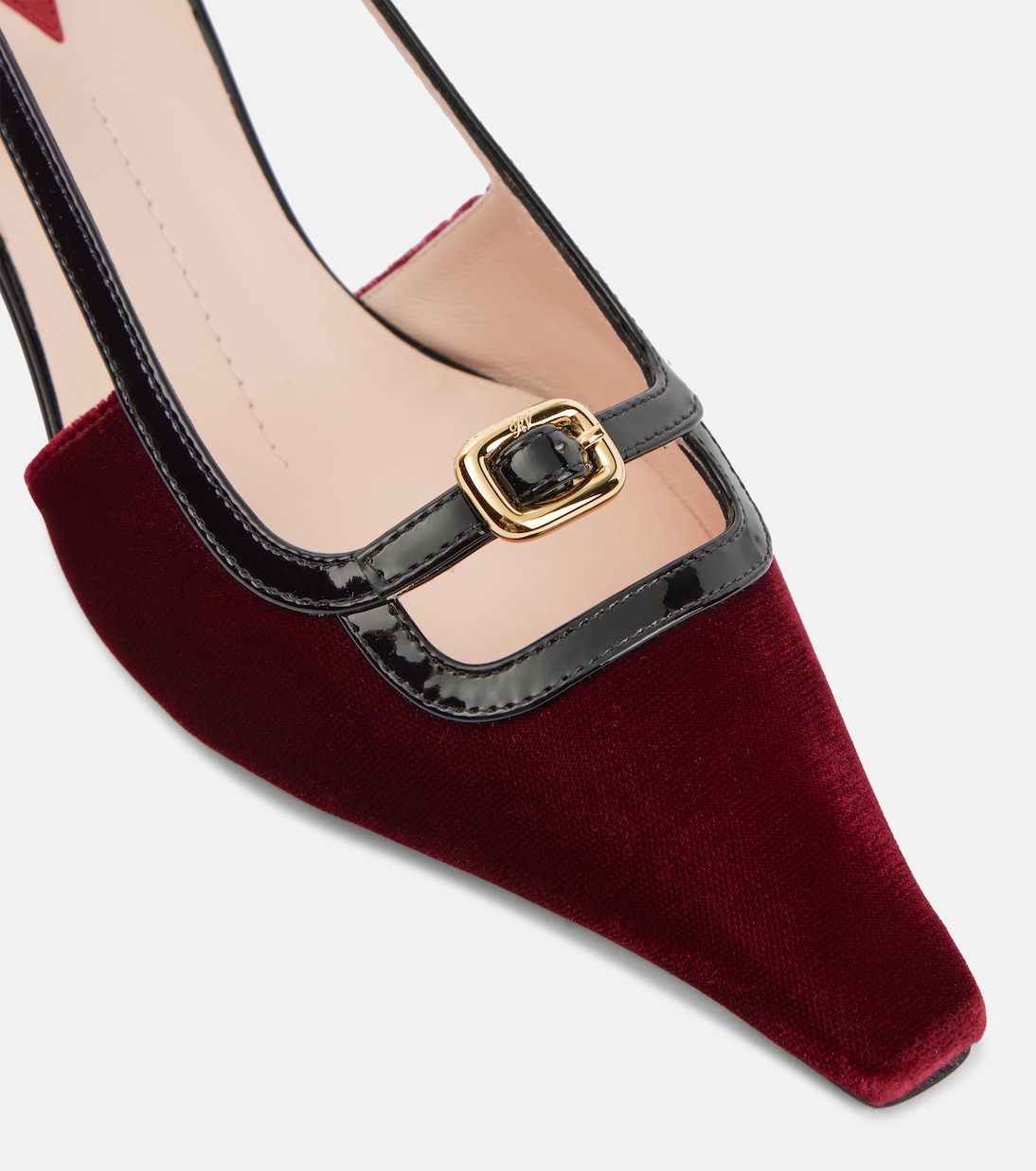 Viv' Canard 55 velvet slingback pumps | Roger Vivier