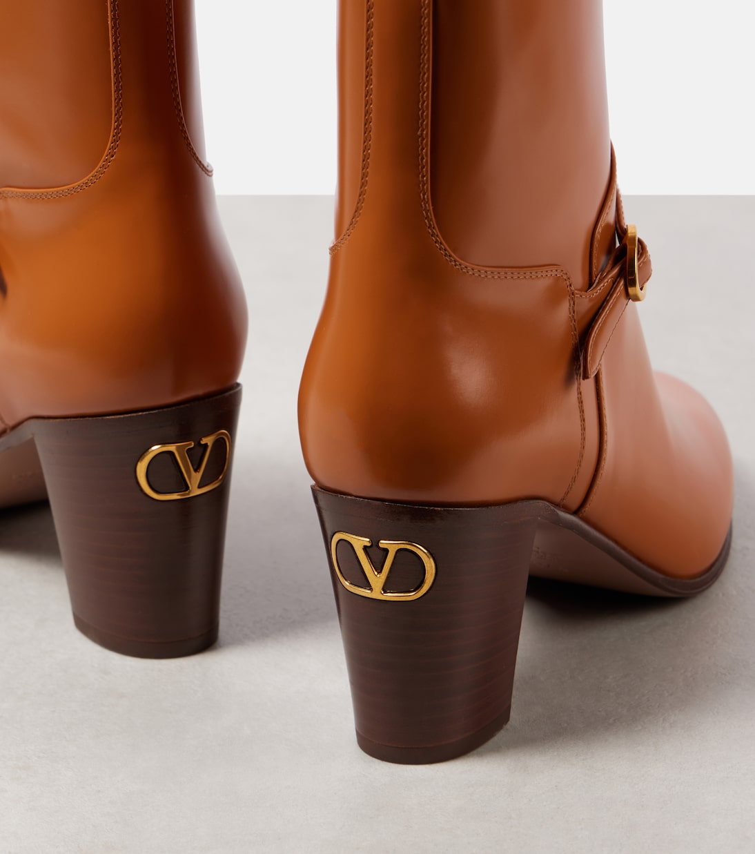 Bottines Pattie 75 en cuir | Valentino Garavani