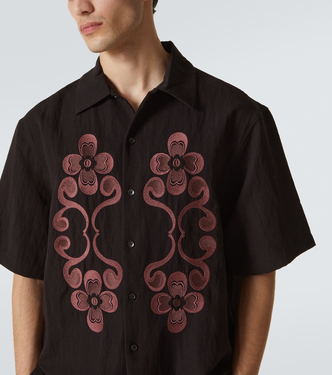 Camicia Reflection con ricamo | Commas