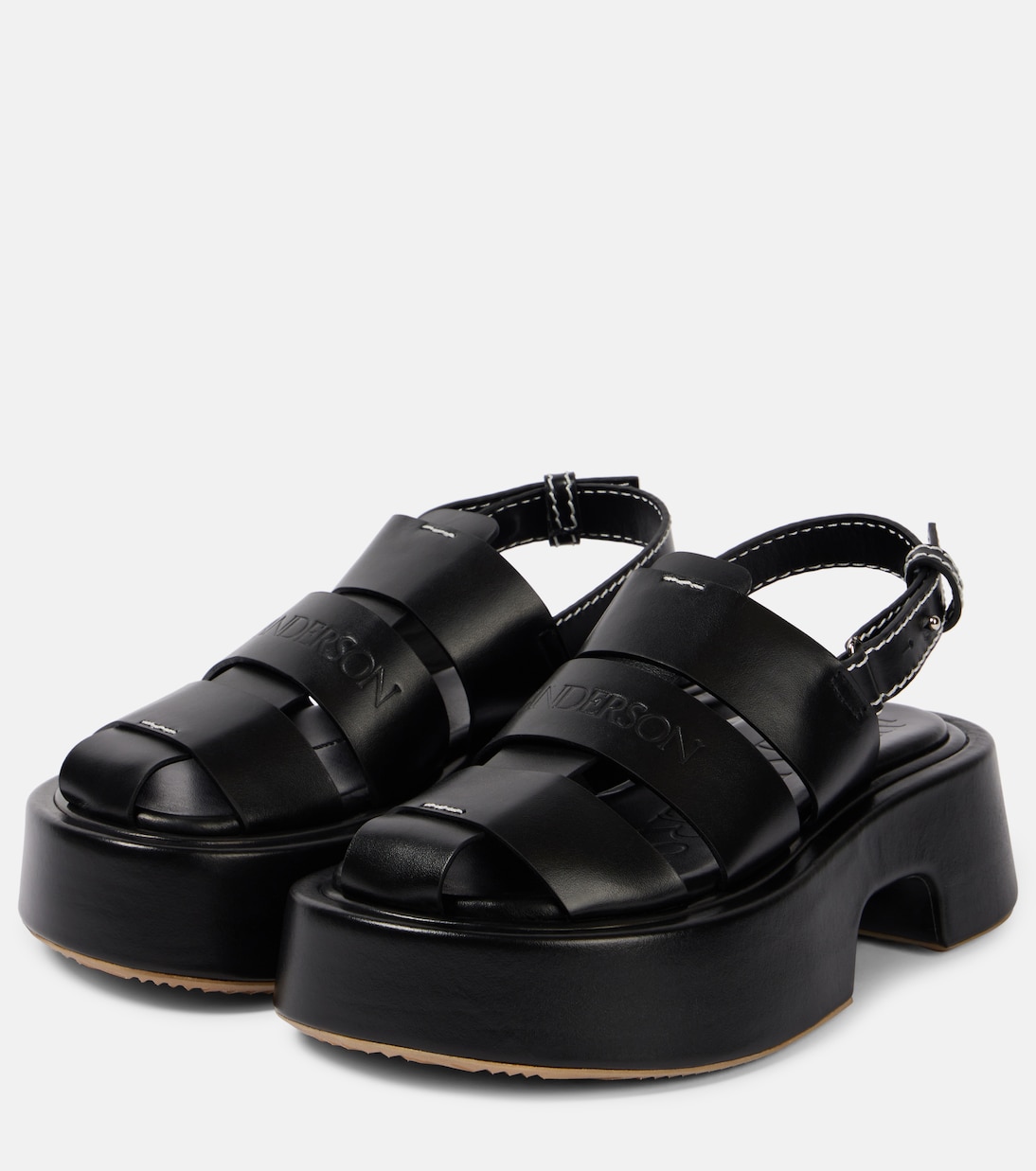 Plateausandalen aus Leder | JW Anderson