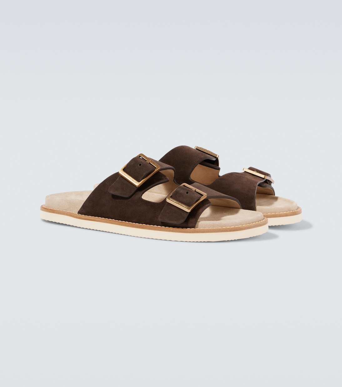 Suede slides | Brunello Cucinelli