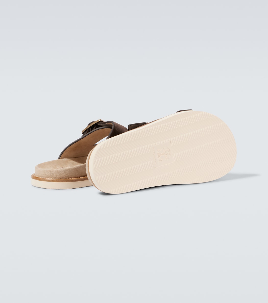 Suede slides | Brunello Cucinelli