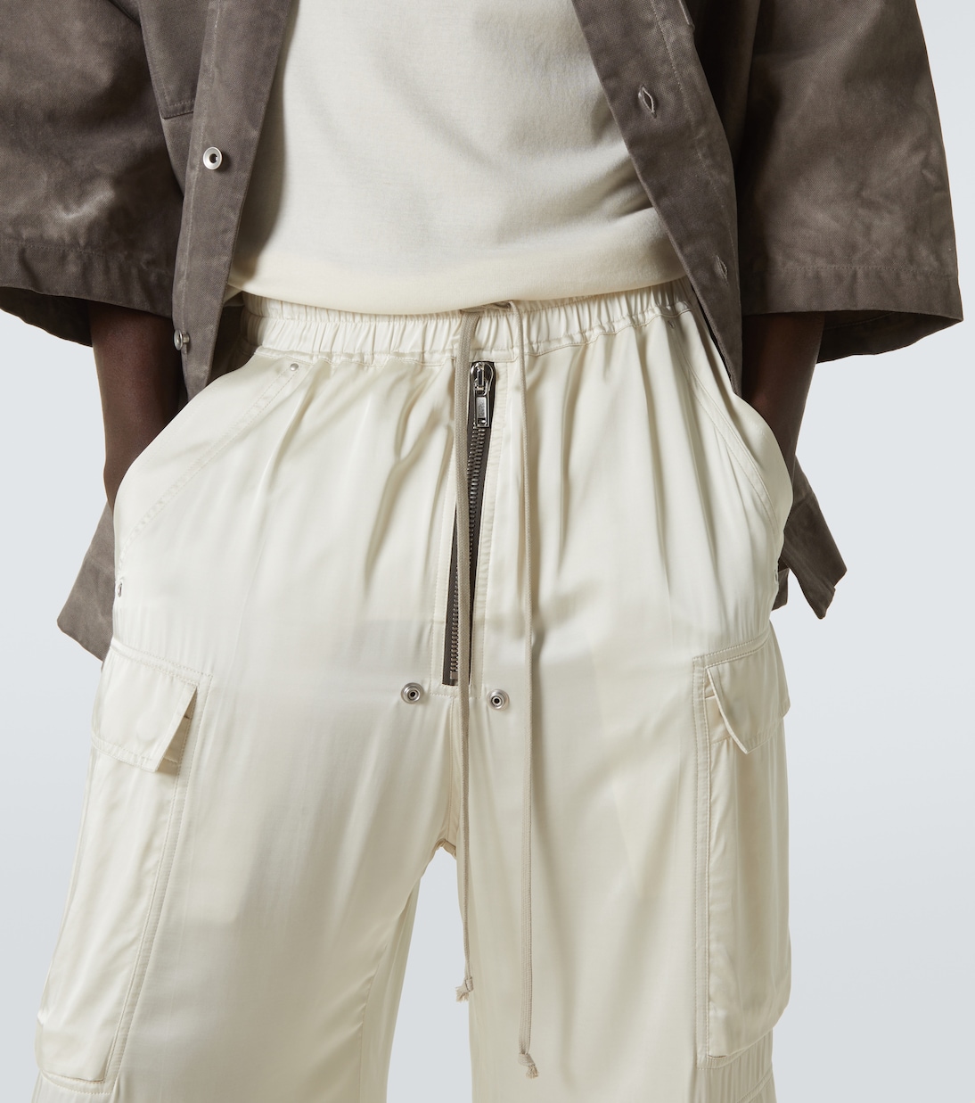 Cargobelas charmeuse cargo pants | Rick Owens