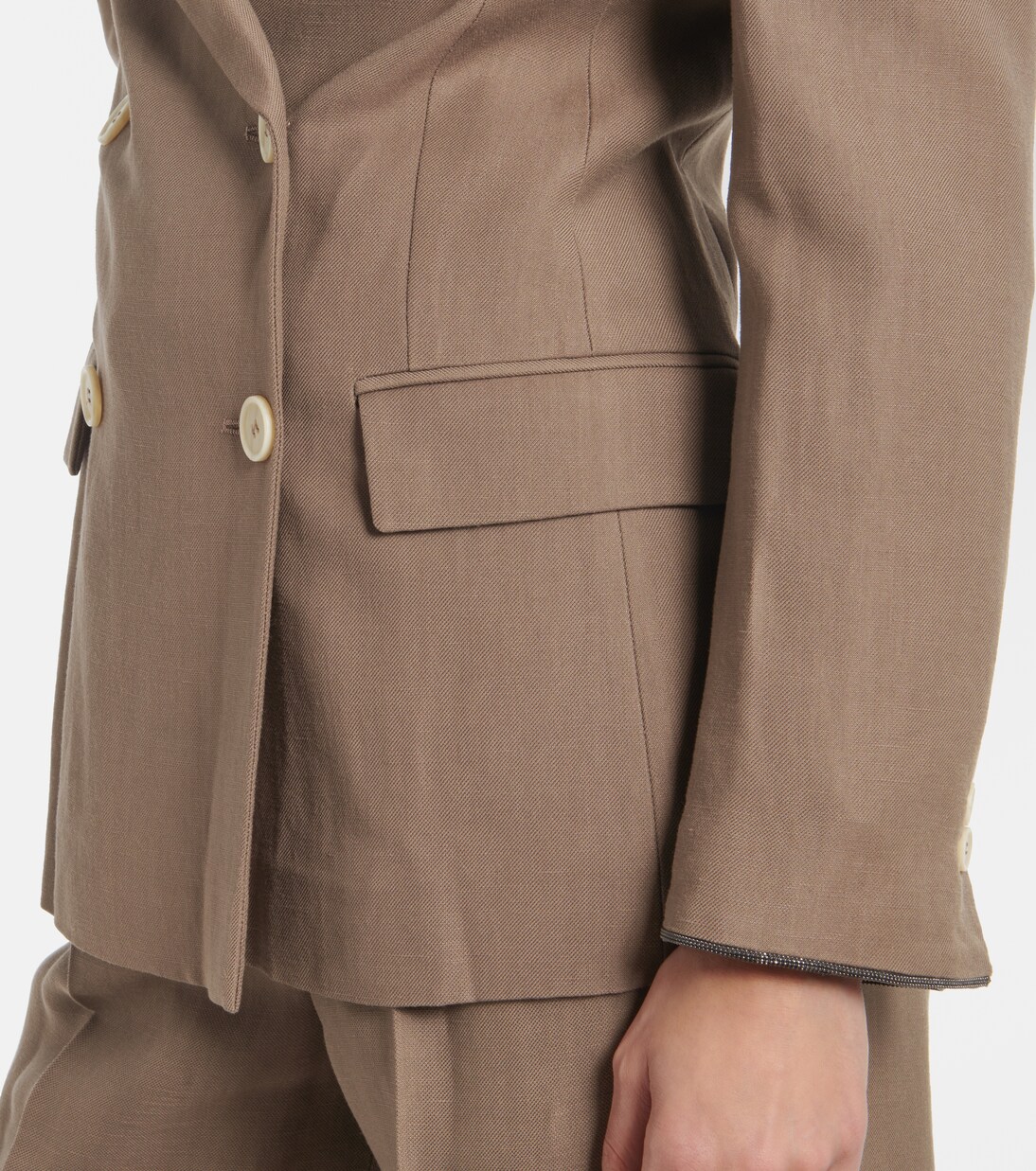 Double-breasted blazer | Brunello Cucinelli