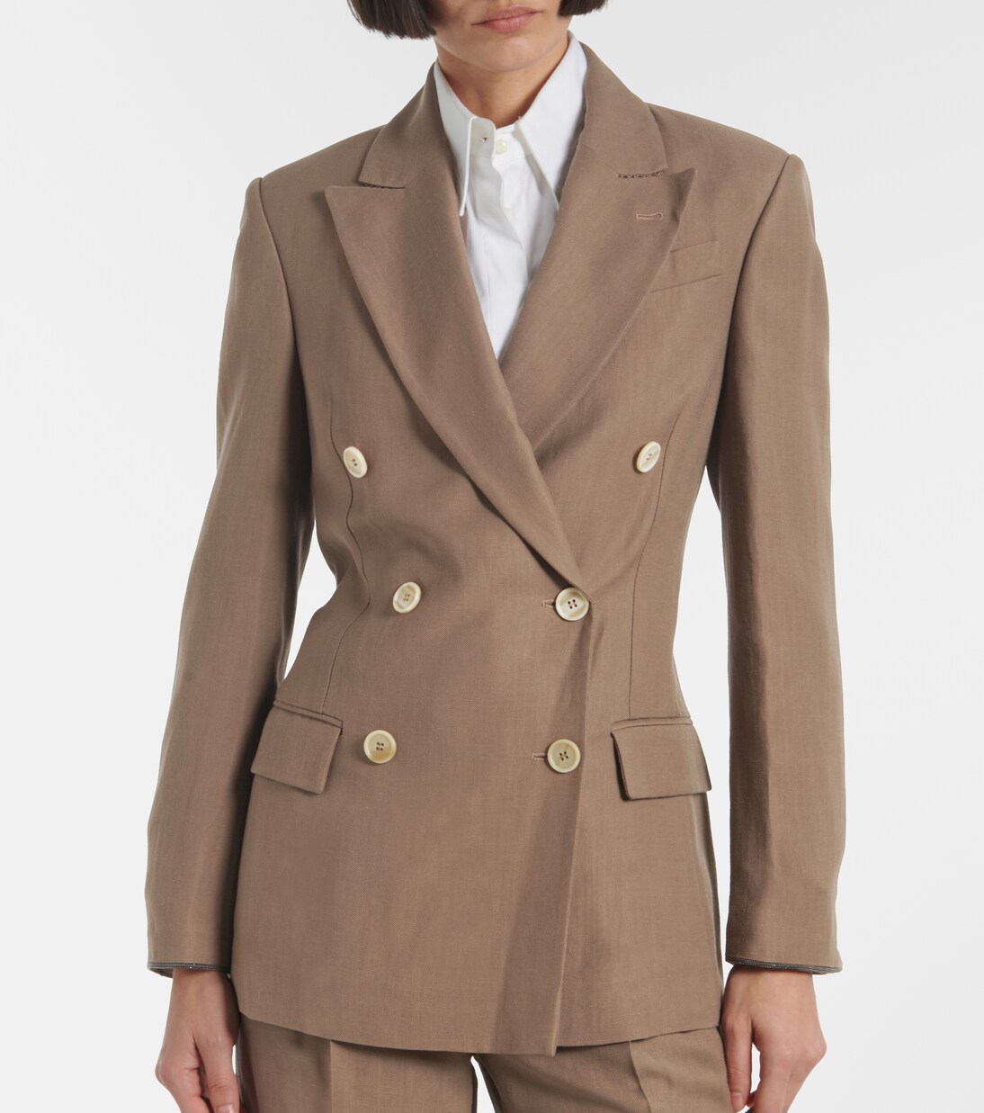 Double-breasted blazer | Brunello Cucinelli