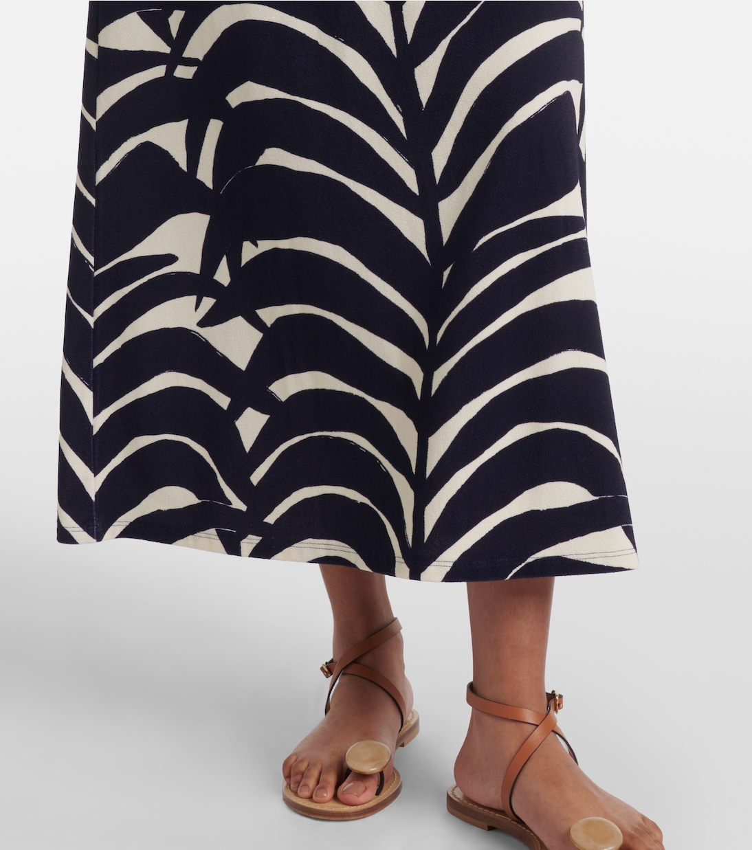 Robe longue Ocean Layers imprimée | Johanna Ortiz