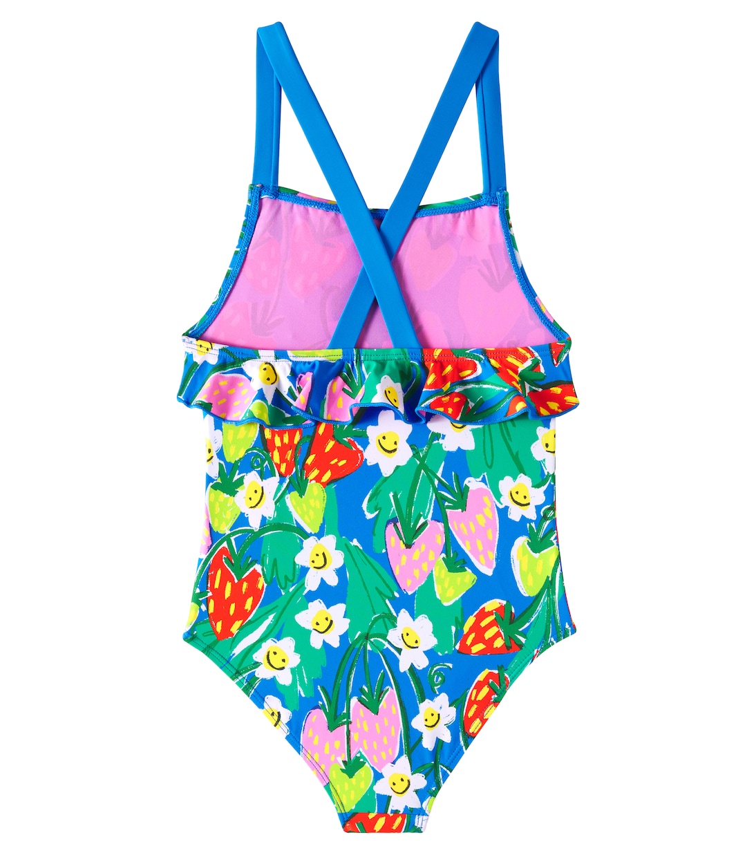 Floral ruffled swimsuit | Stella McCartney Kids