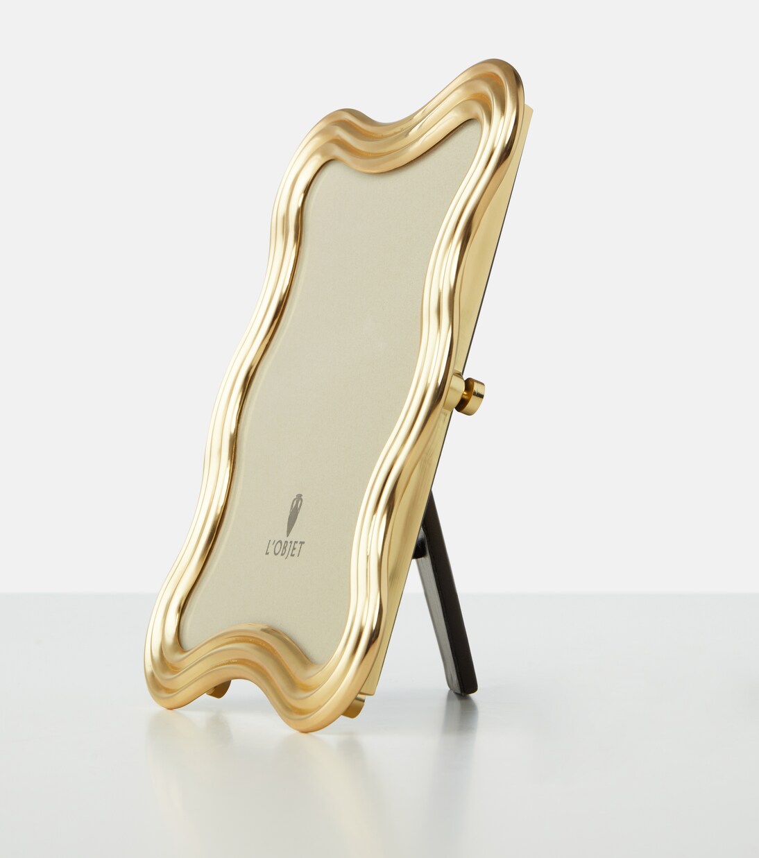 Ripple 24kt gold-plated picture frame | L'Objet