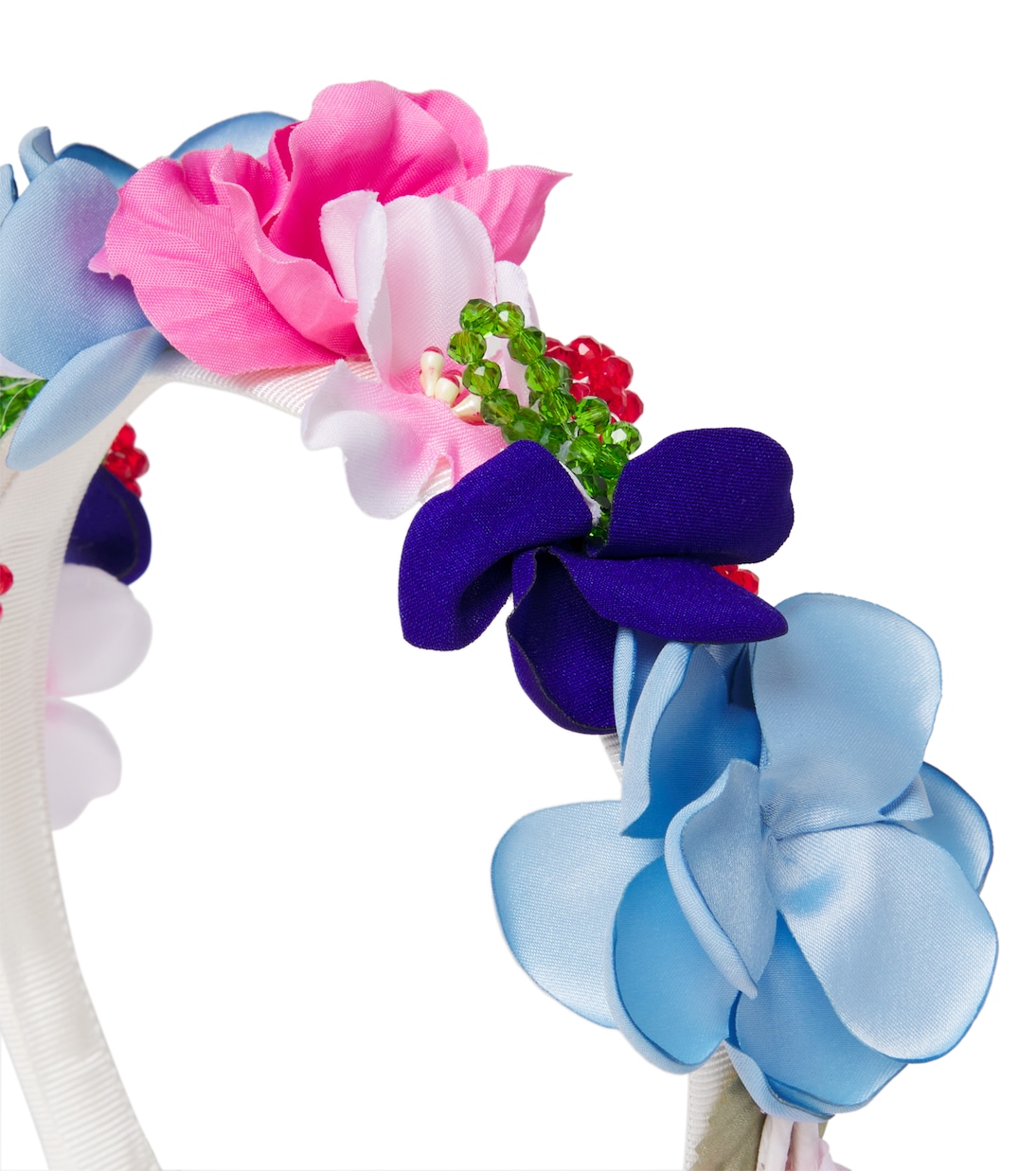 Floral-appliqué headband | Monnalisa