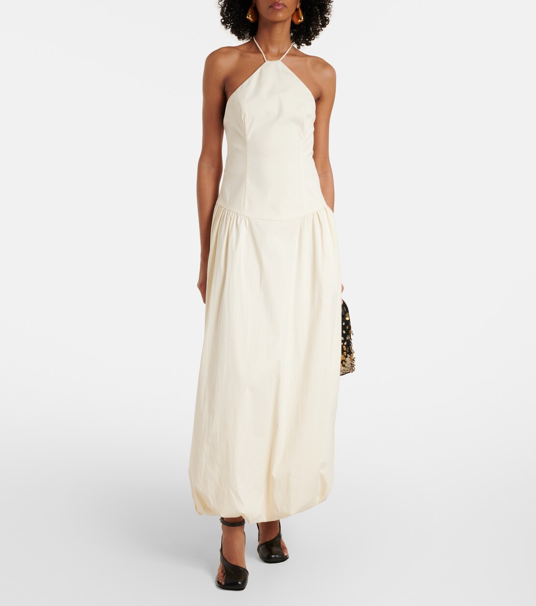 Robe longue Florent en coton mélangé | SIR