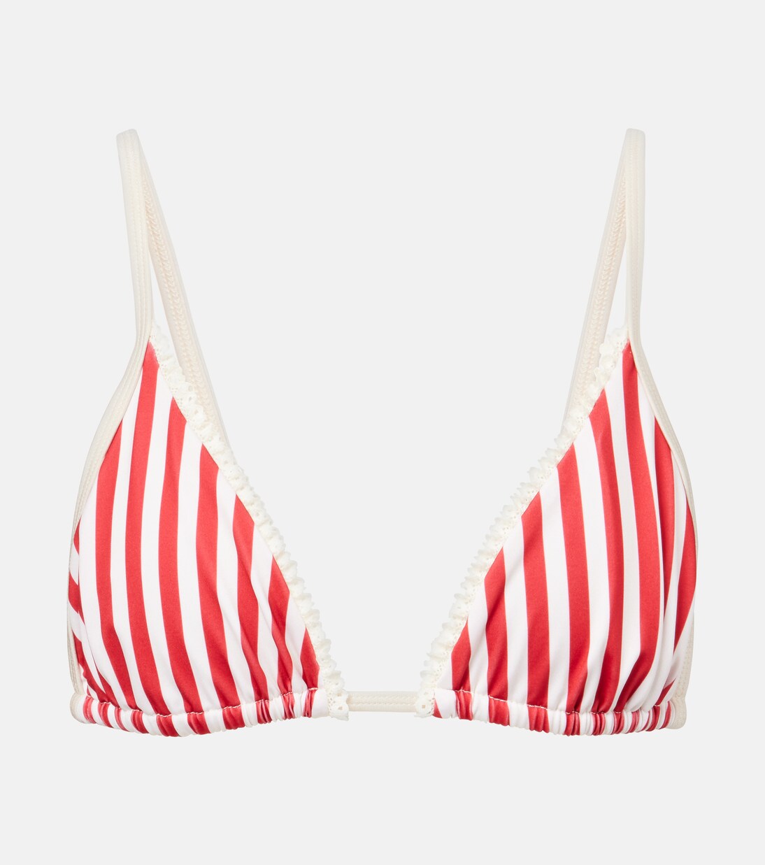 Haut de bikini triangle Candy rayé | Bananhot