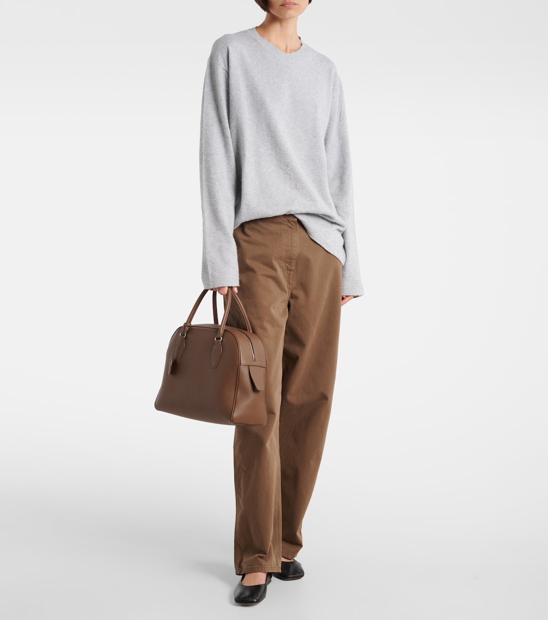 India 12 Medium leather tote bag | The Row