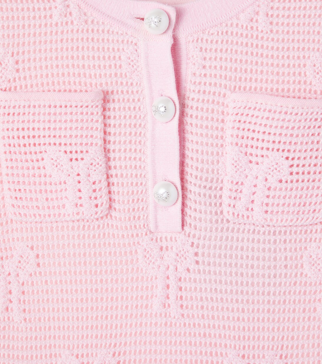 Vestido Bow en mezcla de algodón | Self-Portrait Kids