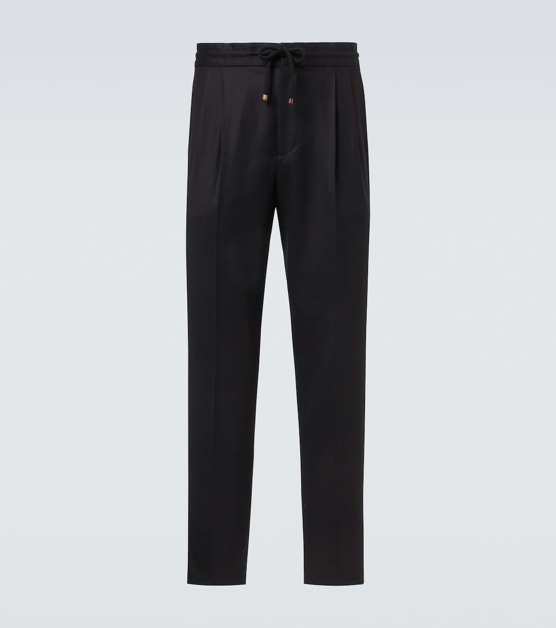 Pantalones tapered de lana virgen | Brunello Cucinelli