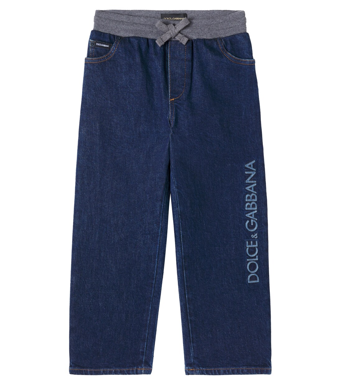 Jeans rectos con logo | Dolce&Gabbana Kids