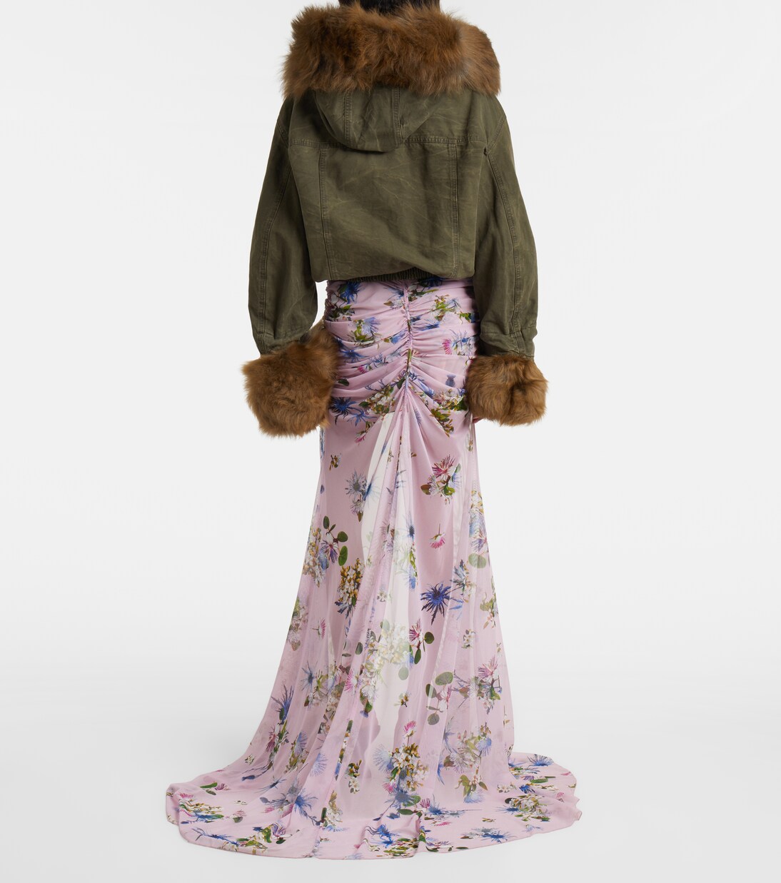 Bomberjacke aus Baumwoll-Canvas | Blumarine