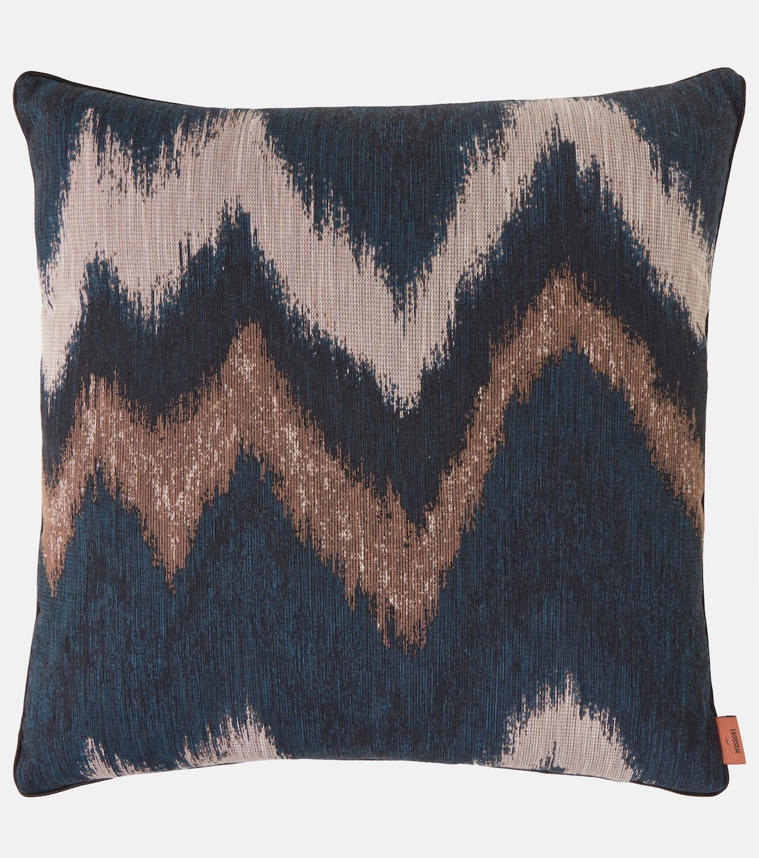 Zigzag cotton-blend cushion | Missoni